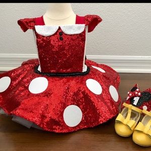 Disney Minnie Mouse sequin dress romper